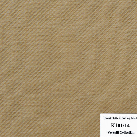 K101/14 Vercelli CVM - Vải Suit 95% Wool - Nâu Trơn